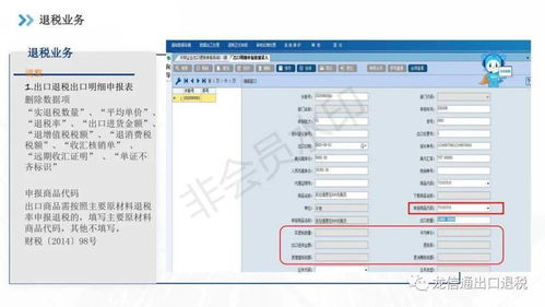 出口退税申报 外贸专用